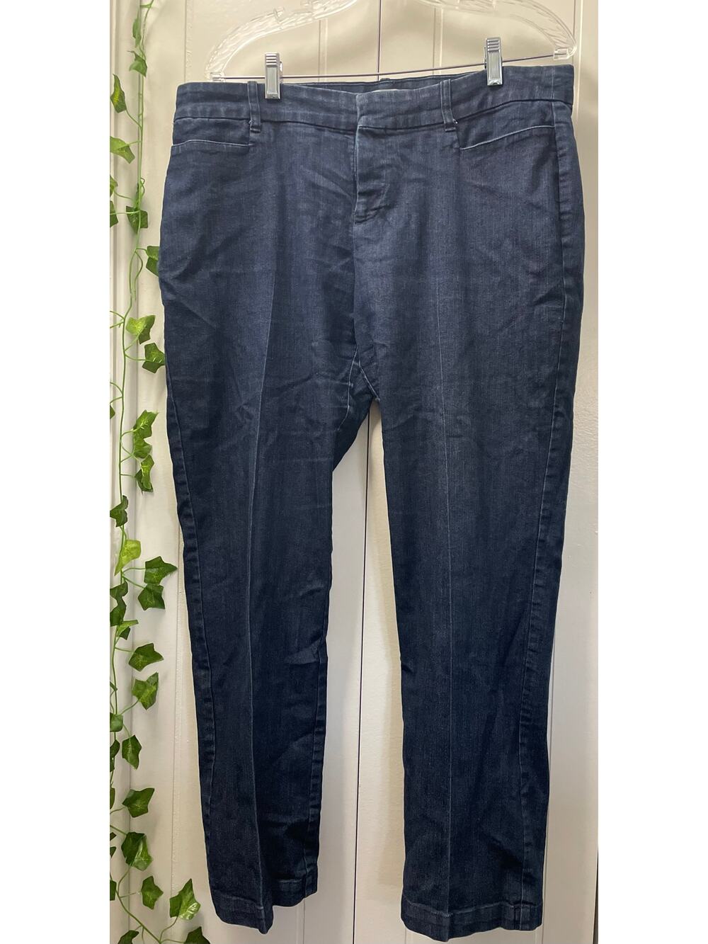 Women Dockers Denim Blue Pants Size 12p